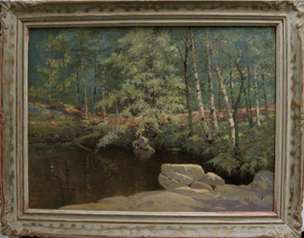 William Robins (1886-1959) - Woodland Pool