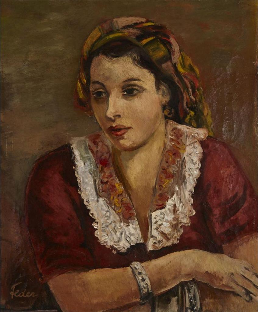 Adolphe Aizik Feder (1866-1943) - Moorish Woman
