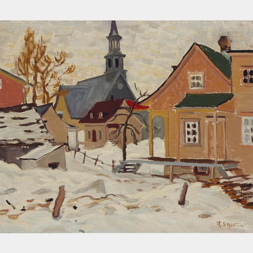 Randolph Stanley Hewton (1888-1960) - Quebec Village, Winter