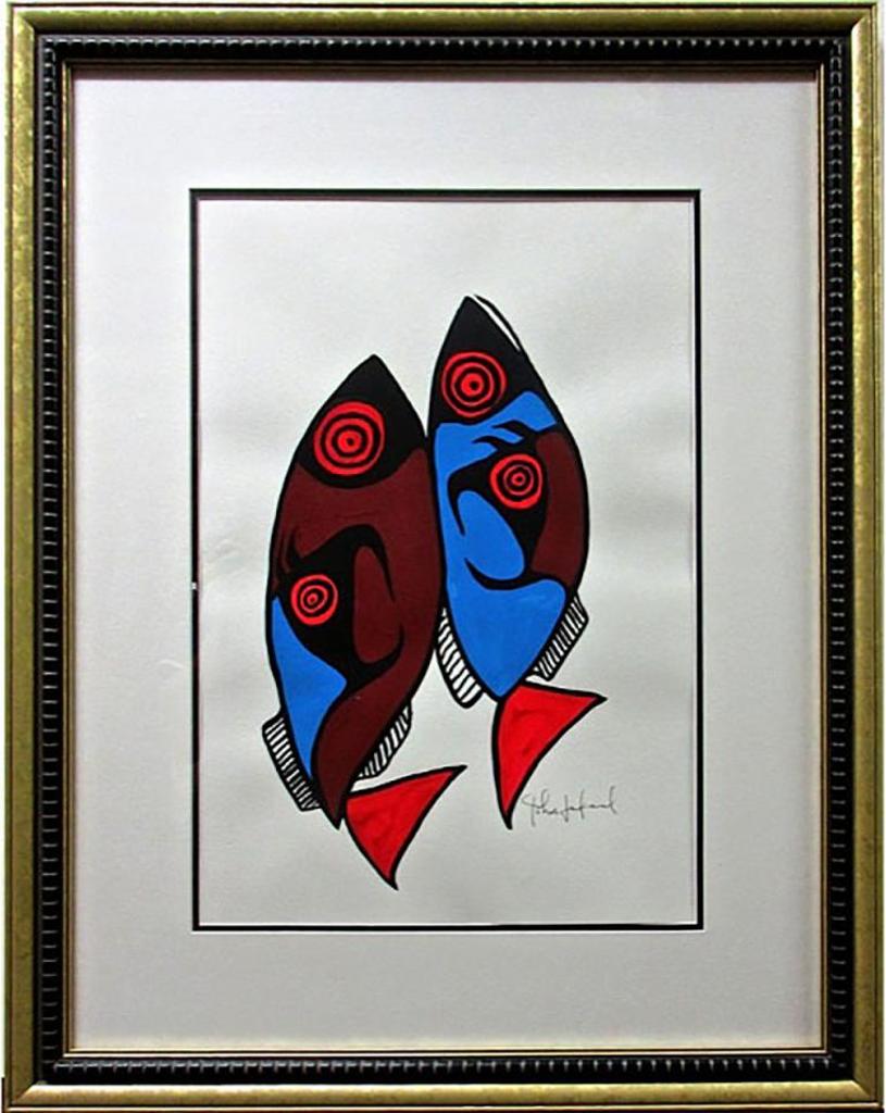 John Eric Laford (1954) - Untitled (Two Fishes)
