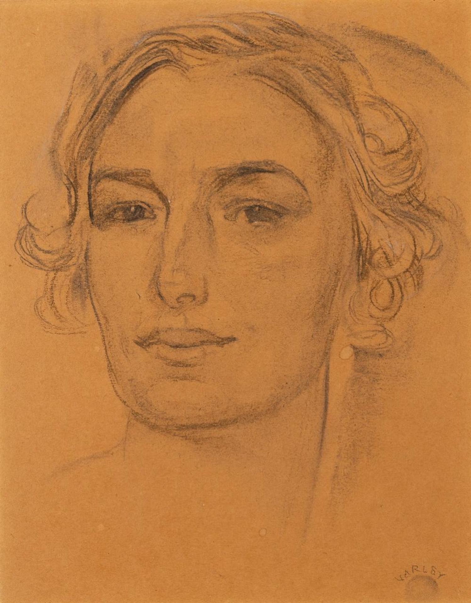 Frederick Horseman Varley (1881-1969) - Portrait of a Woman