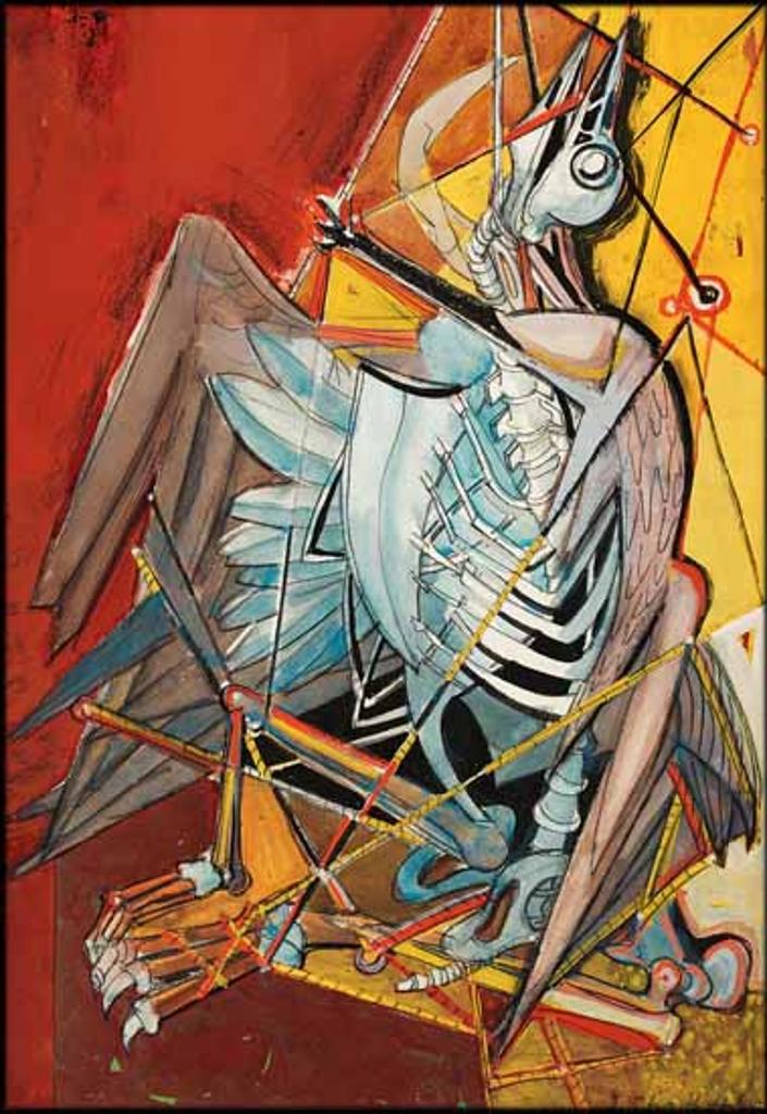Jack Leaonard Shadbolt (1909-1998) - Trapped Bird