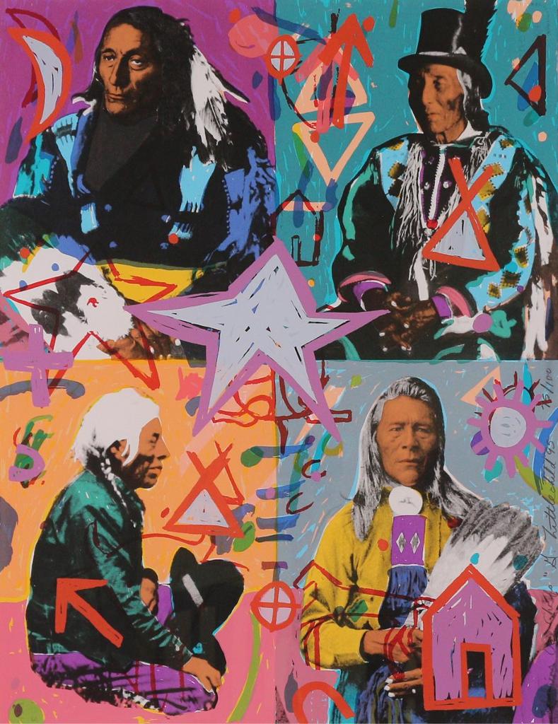 George Littlechild (1958) - Plains Cree Chiefs; 1995