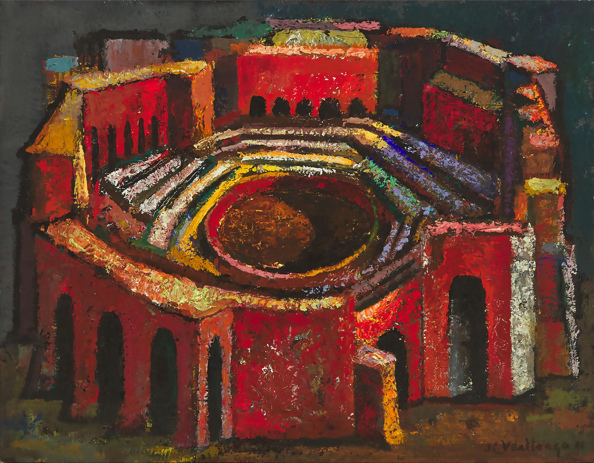 Jesus Carlos de Vilallonga (1927-2018) - C. Flora Cadaques (Also Known As “Plaze De Toros”), 1961