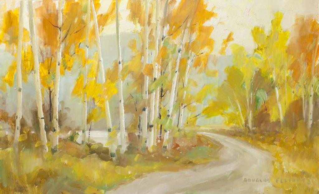 Douglas Ferfguson Elliott (1916-2012) - Roadside Birches
