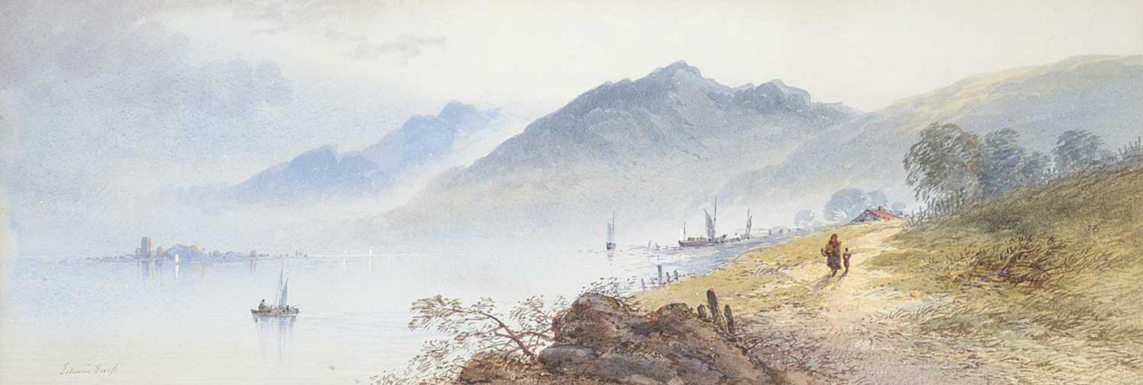 Edwin Earp (1851) - Untitled - Fishing Village