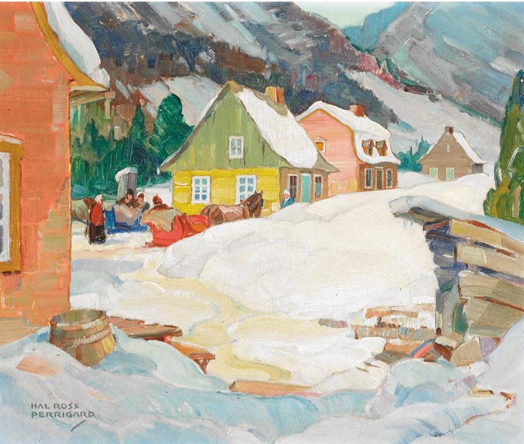 Hal Ross Perrigard (1891-1960) - Village In The Laurentians