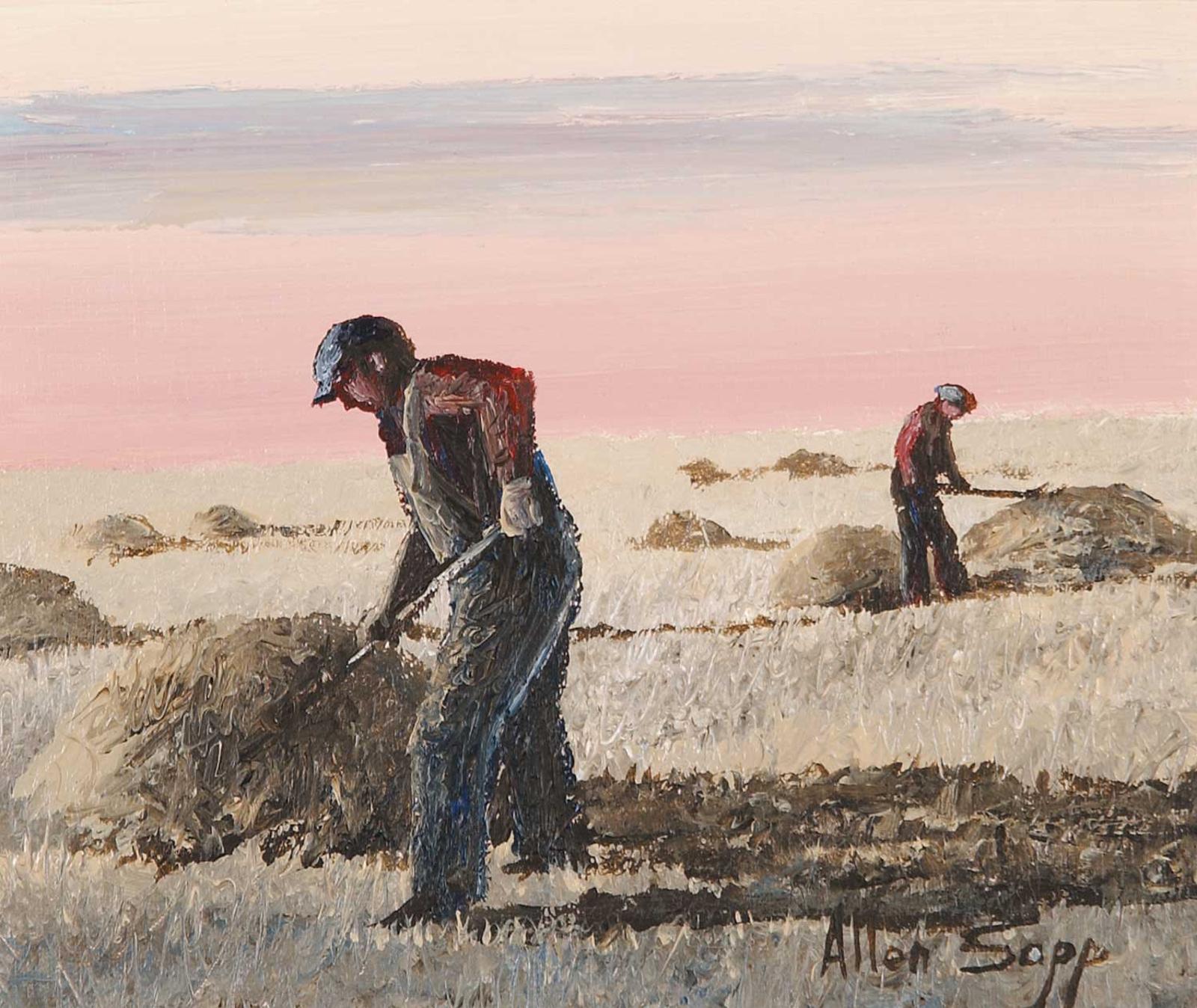 Allen Fredrick Sapp (1929-2015) - Fixing Bundles of Hay