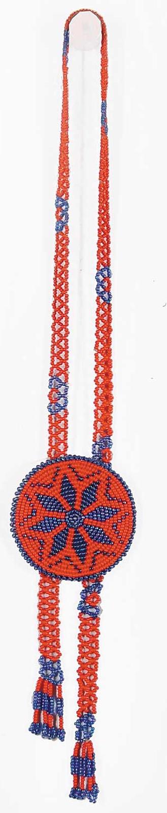 First Nations Basket School - Beaded Bolo Tie