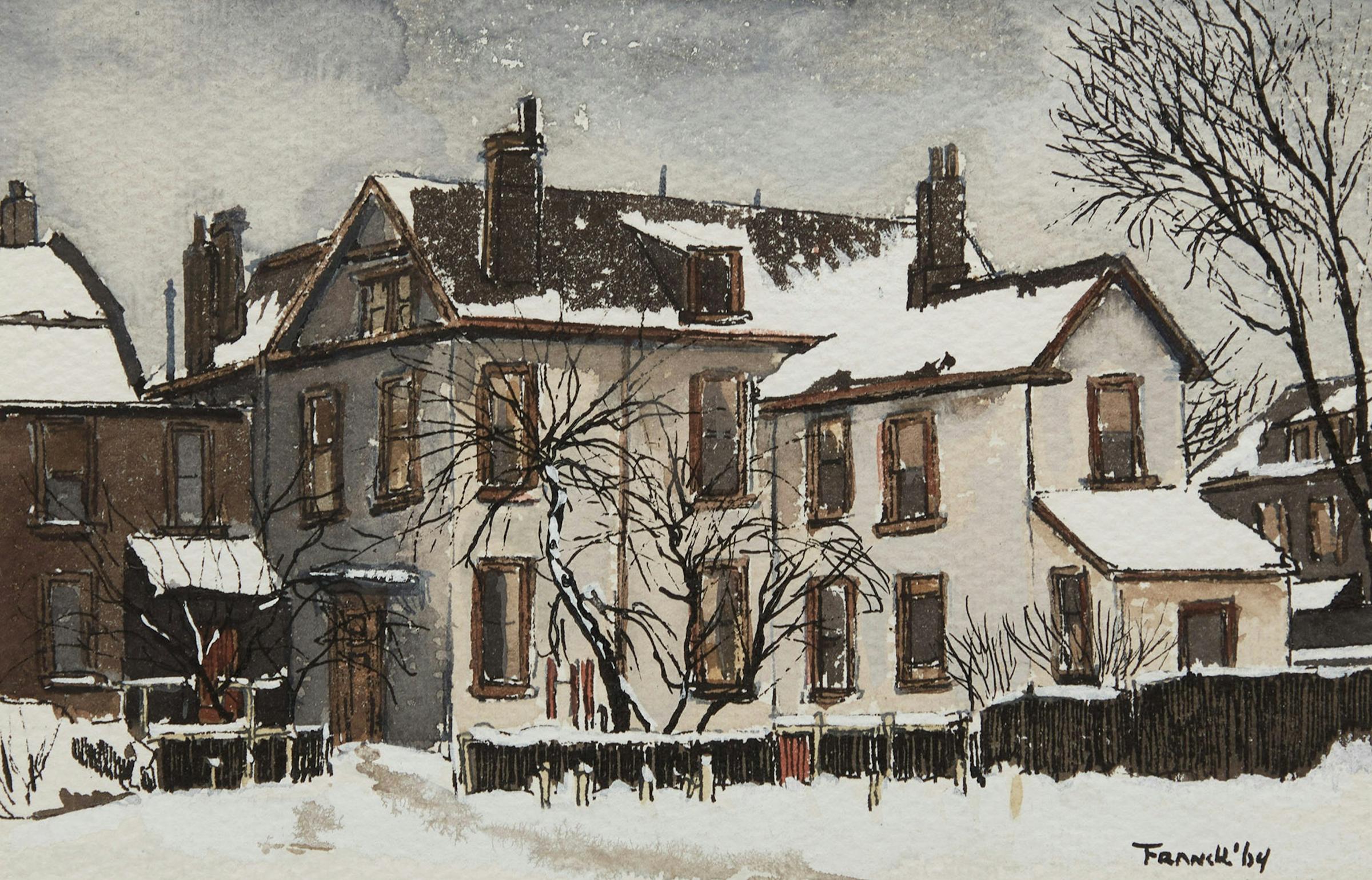 Albert Jacques Franck (1899-1973) - Behind Huron Street