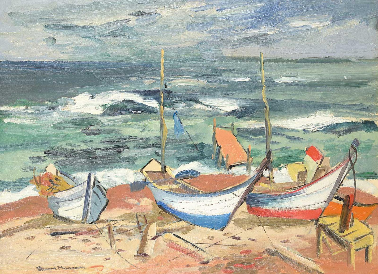 Henri Leopold Masson (1907-1996) - Les Barques, Perce