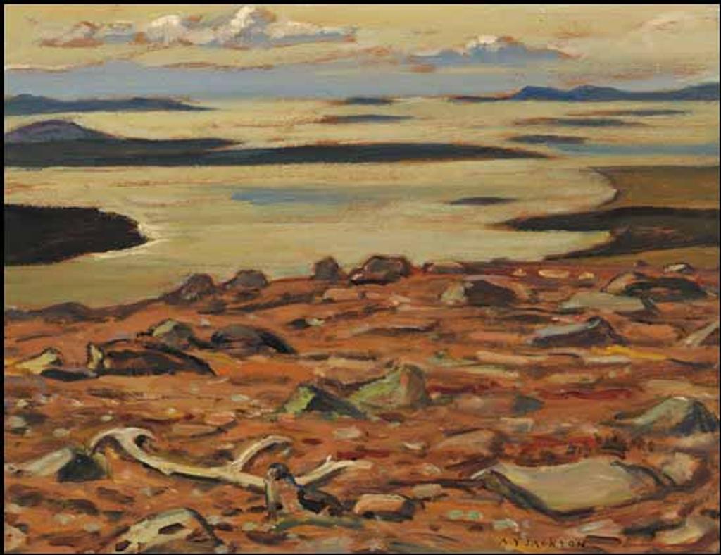 Alexander Young (A. Y.) Jackson (1882-1974) - Plateau Overlooking Hornby Bay, Great Bear Lake (Looking from Port Radium)