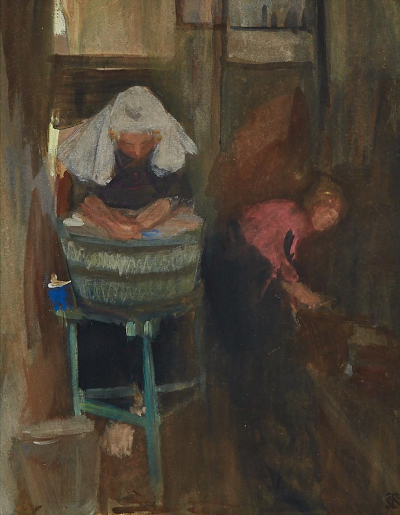 Sydney Strickland Tully (1860-1911) - Washer Woman