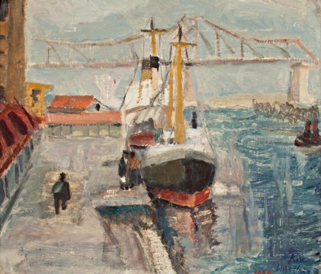 Rose Wiselberg (1908-1992) - Montreal Harbour