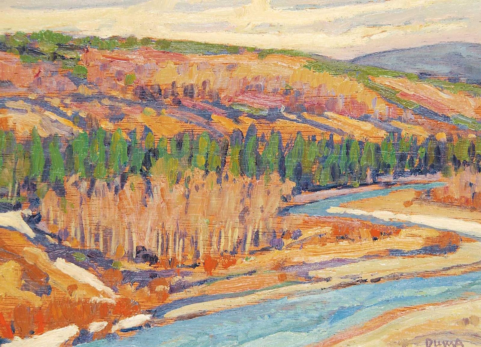 William (Bill) Duma (1936) - Spring Snow [Elbow River]
