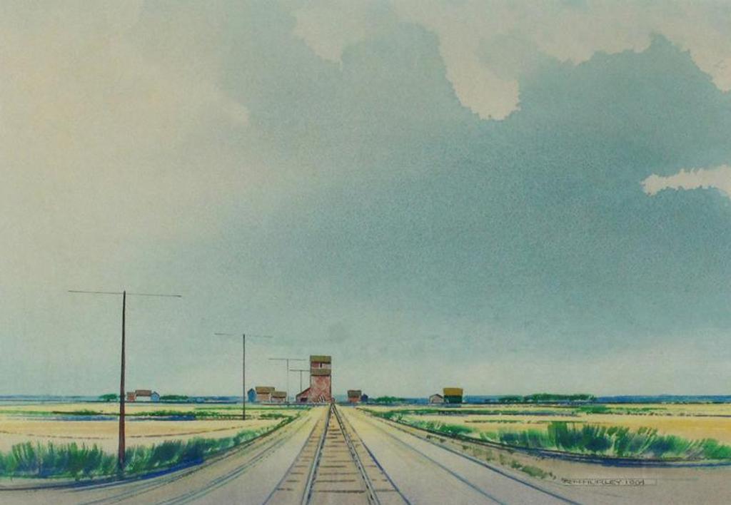 Robert Newton Hurley (1894-1980) - Prairie Sunset; 1964