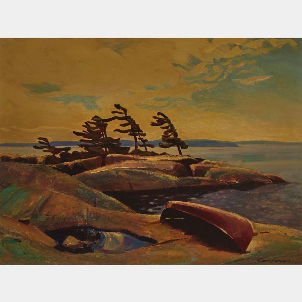 Charles Fraser Comfort (1900-1994) - Katie Morrow’S Canoe, 1967