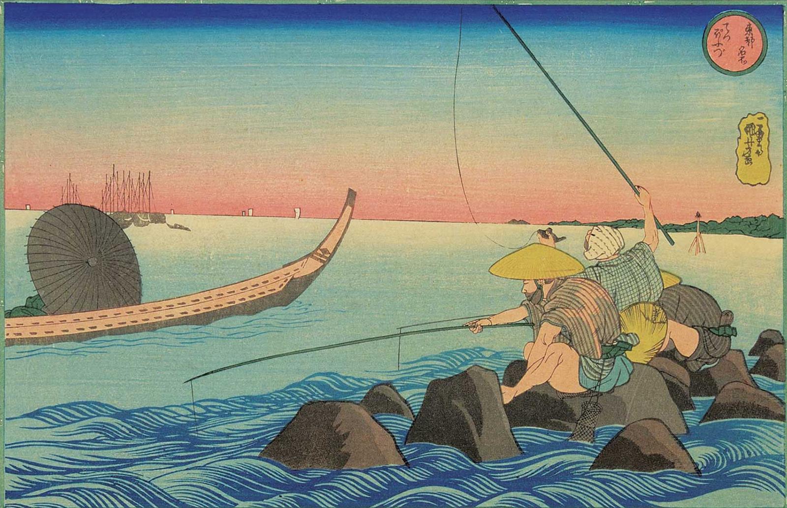 Utagawa Kuniyoshi (1979-1861) - Oban Yoko from Meisho