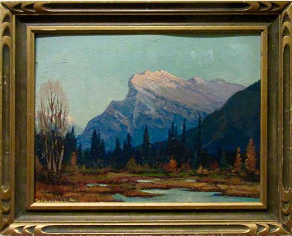 Matt Lindstrom (1890-1975) - Mt. Rundle, Banff