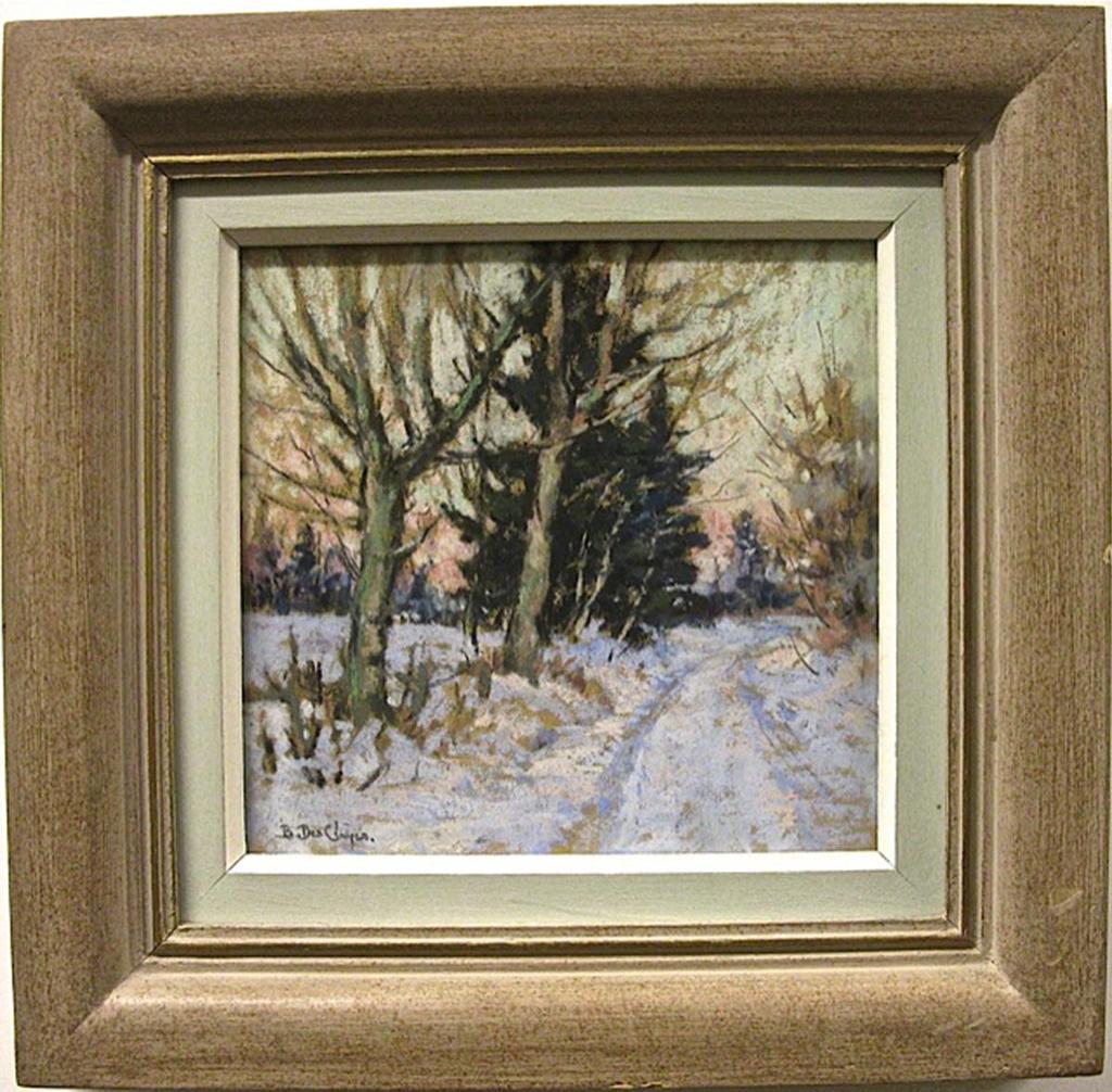 Berthe Des Clayes (1877-1968) - Winding Road - Winter