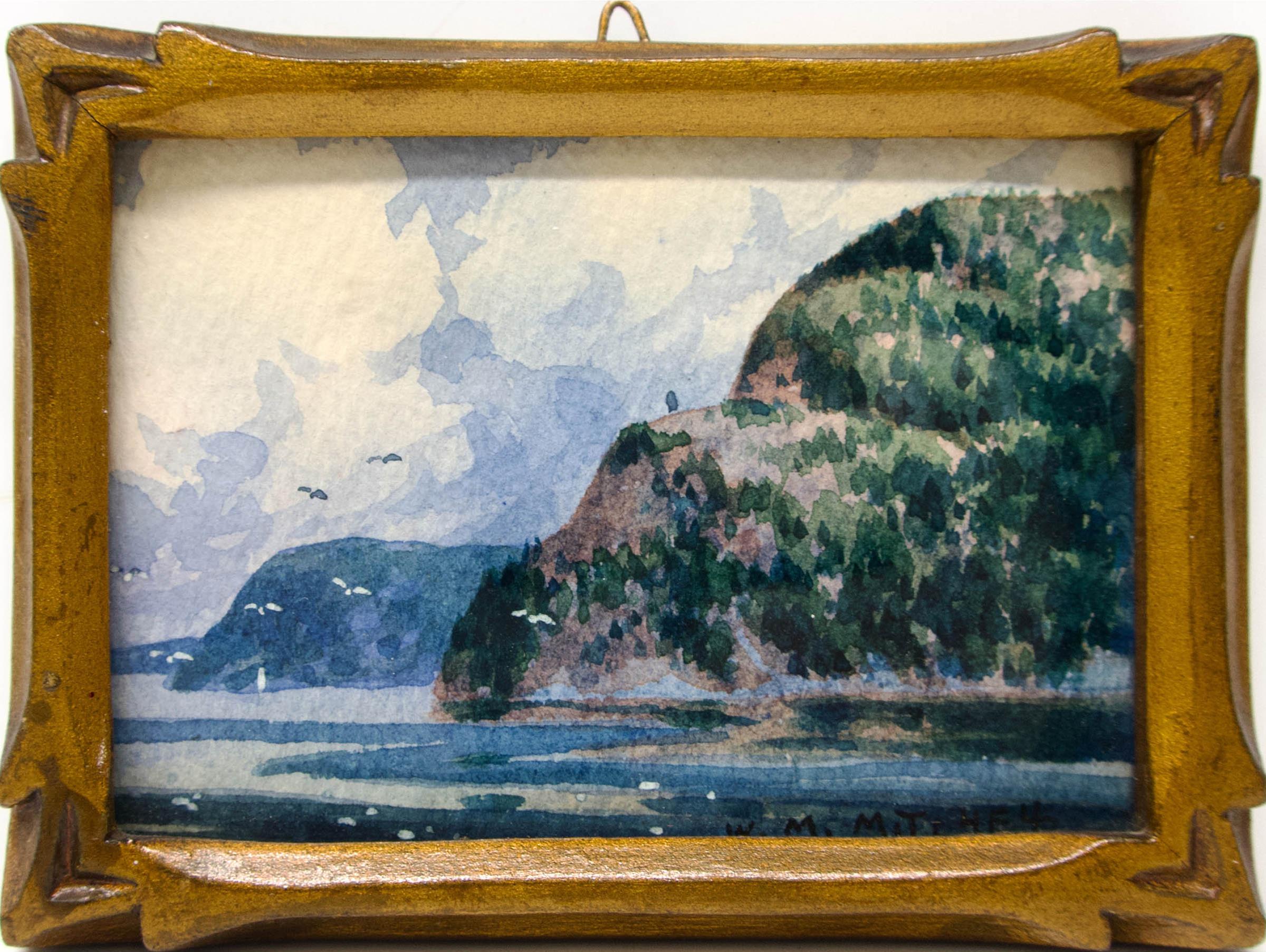Willard Morse Mitchell (1879-1955) - A Scene On The Famous Saguenay River, P.Q.