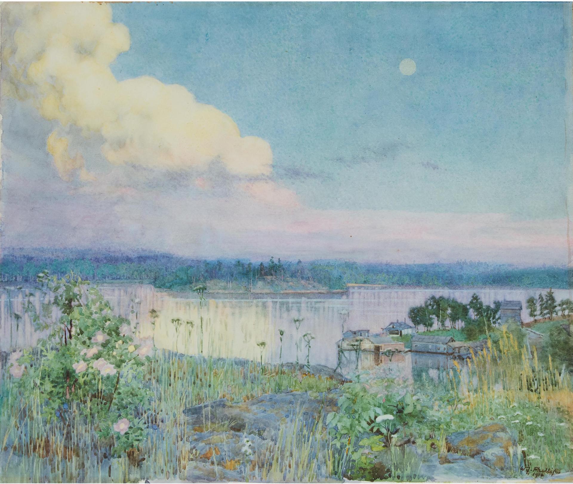 Walter Joseph (W.J.) Phillips (1884-1963) - Norman Bay, Lake Of The Woods, 1916
