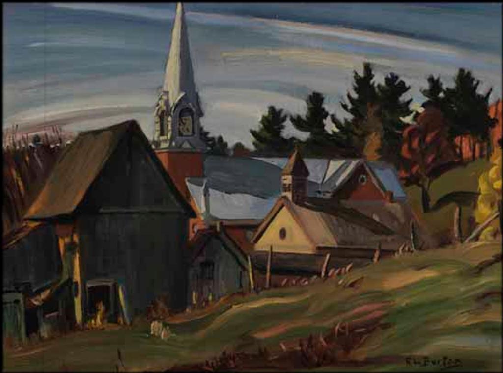 Ralph Wallace Burton (1905-1983) - Church, Perkins Mills, Quebec
