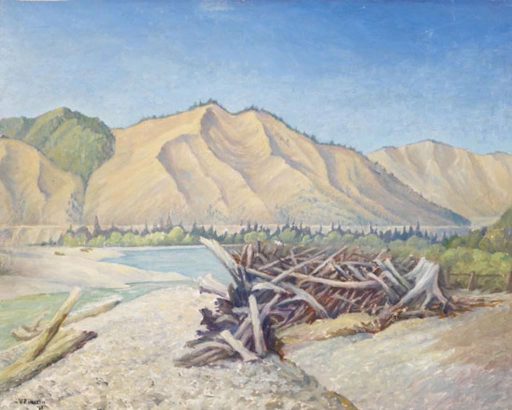William Percival (W.P.) Weston (1879-1967) - Kootenay Valley at Waldo, BC