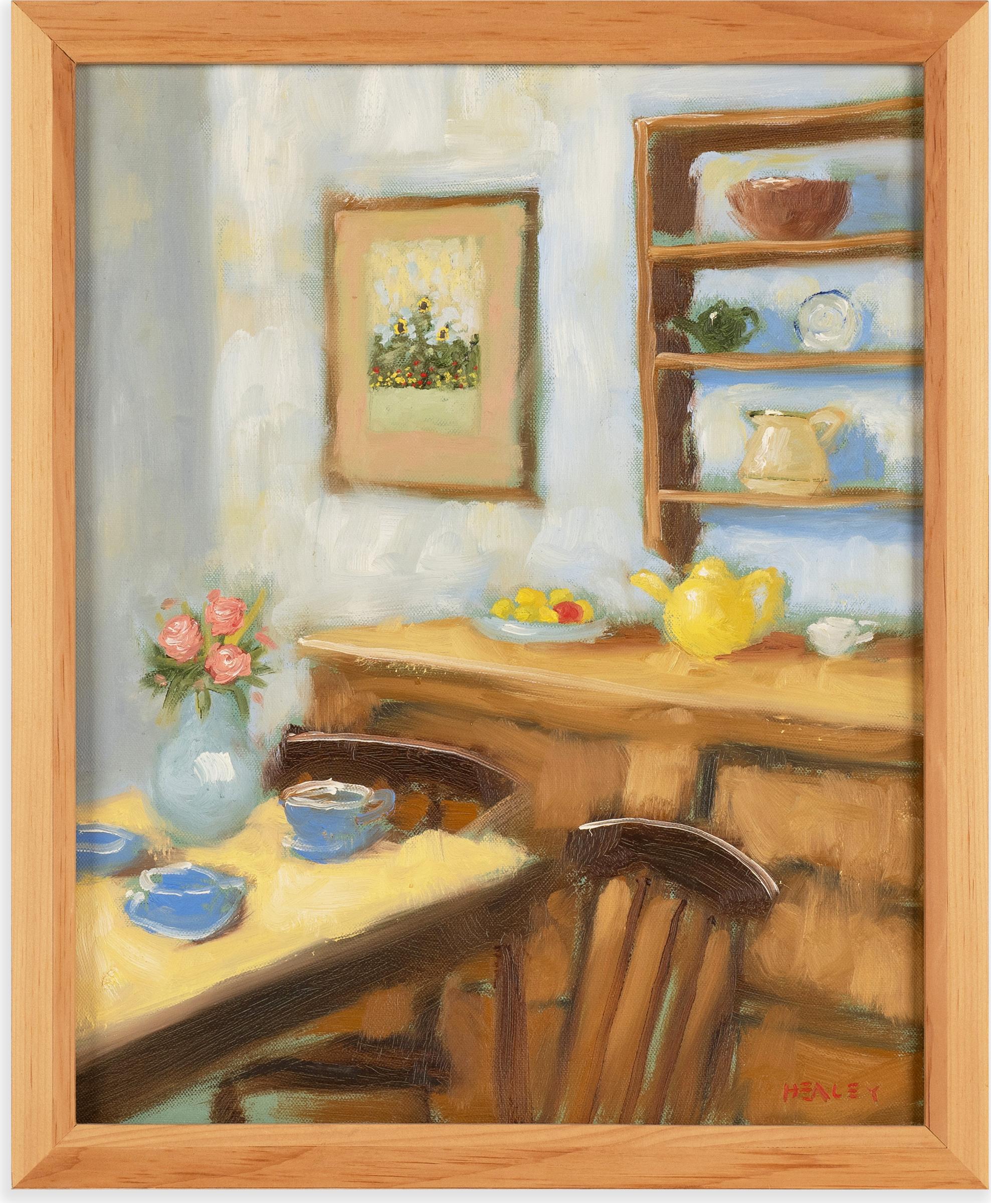 Paul Healey (1964) - Interior with Yellow Teapot