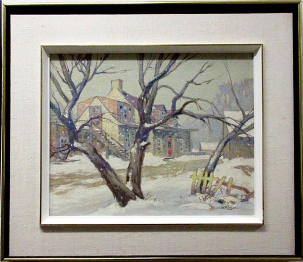 William Hughes Taylor (1891-1960) - Untitled (Winter Street Scene)