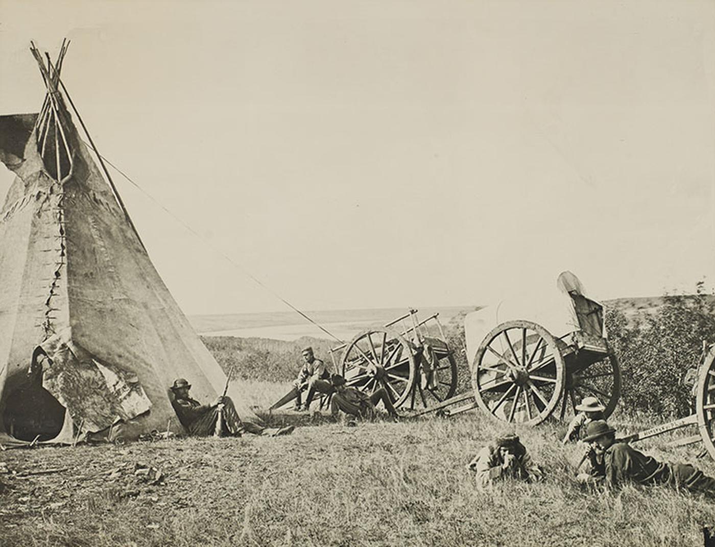Charles Horetzky - Camp at the Elbow of the Saskatchewan