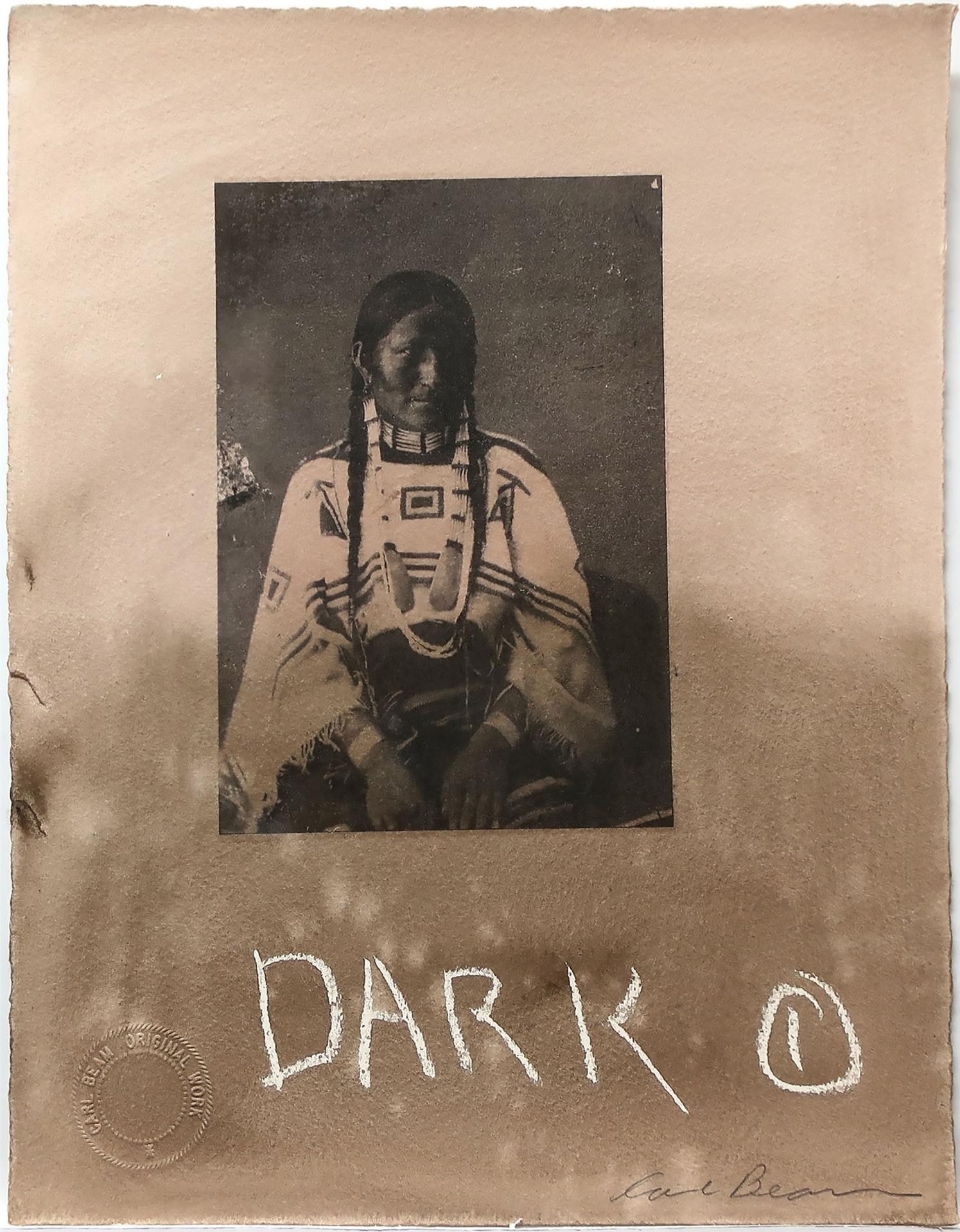 Carl Beam (1943-2005) - Dark 1 (Portrait)