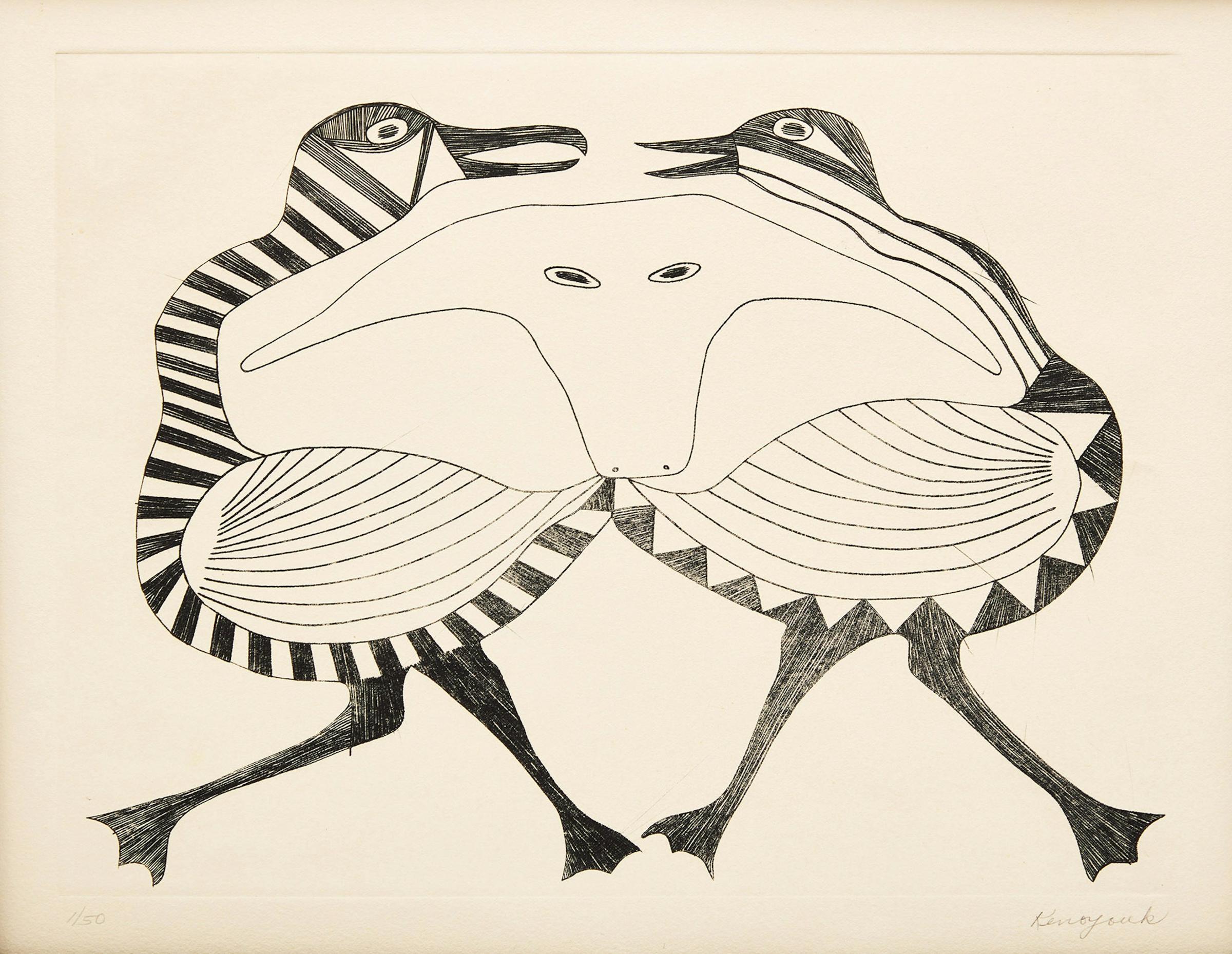 Kenojuak Ashevak (1927-2013) - Birds