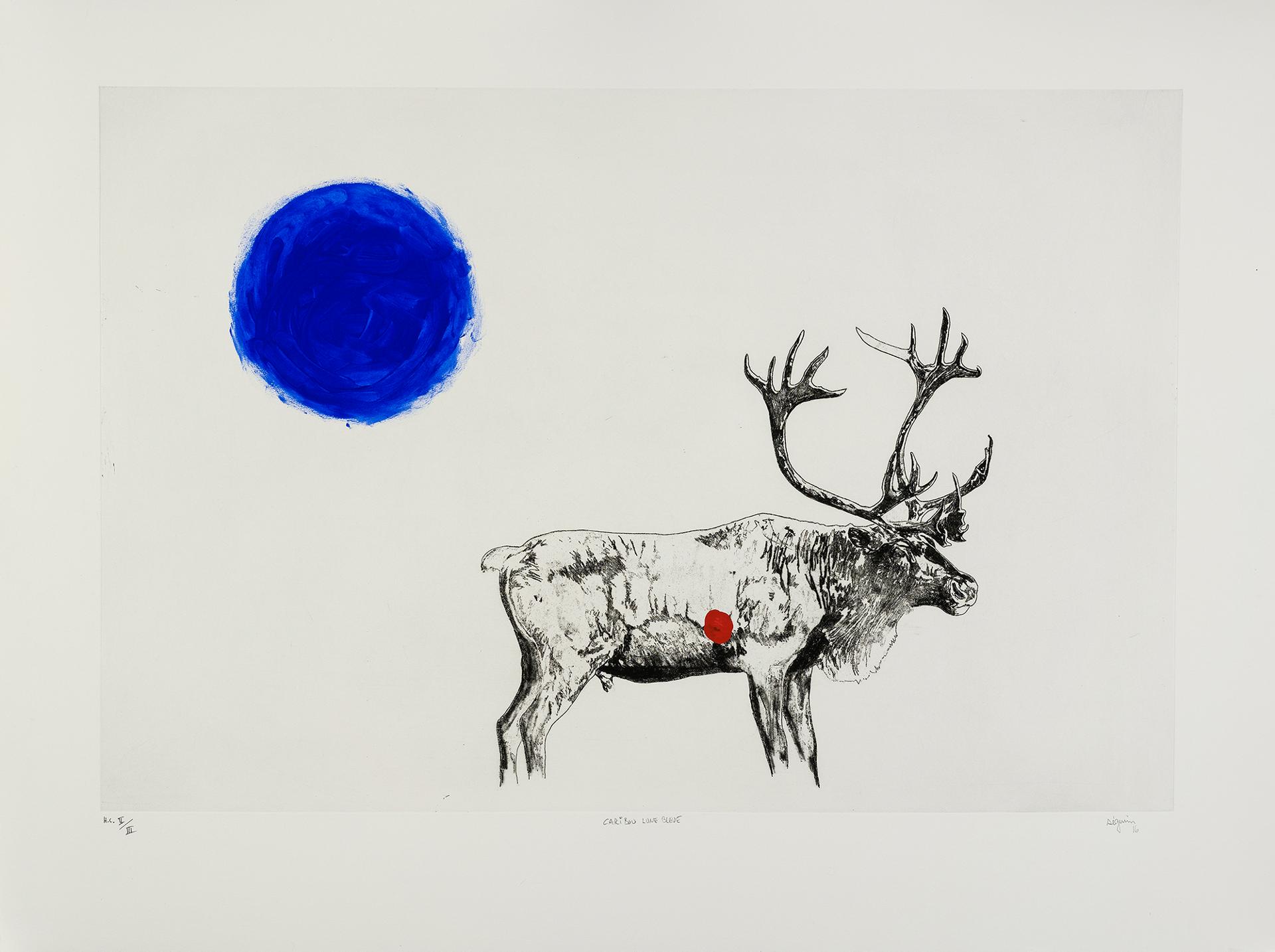 Marc Séguin (1970) - Caribou lune bleue, 2016