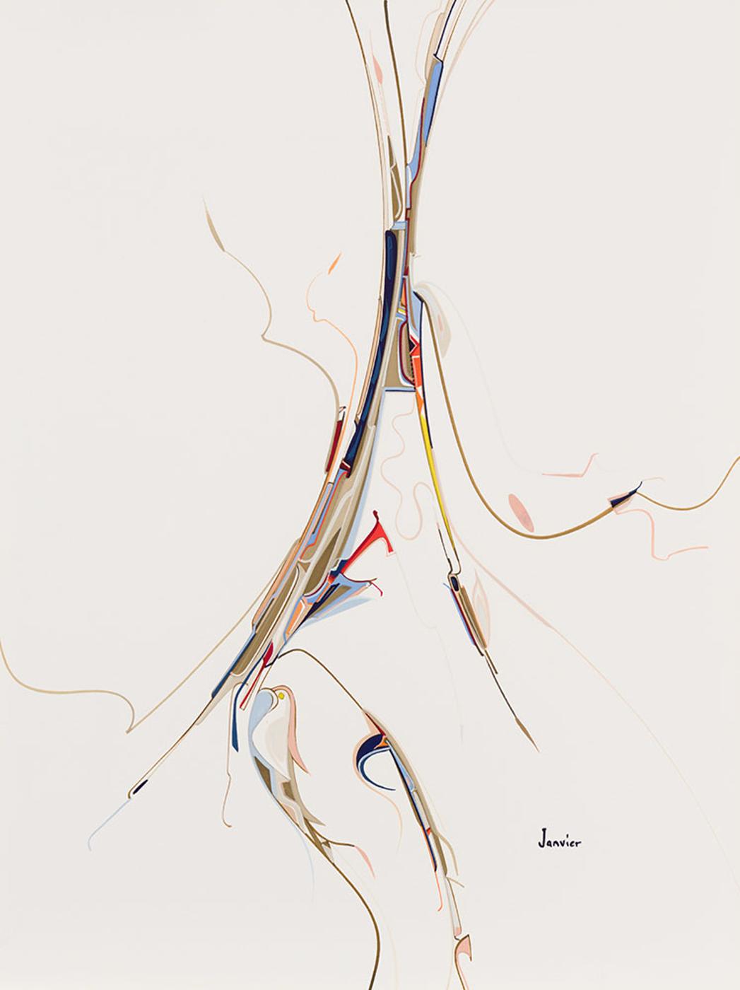 Alex Simeon Janvier (1935-2024) - To Touch the Sick