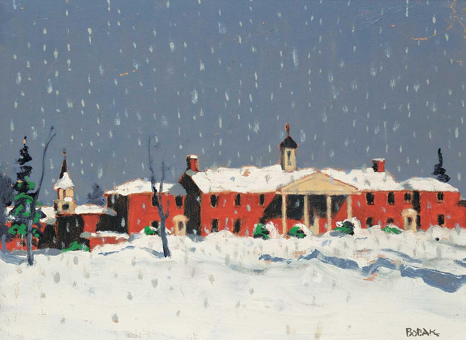 Bruno Joseph Bobak (1923-2012) - Winter Campus [St. Thomas]