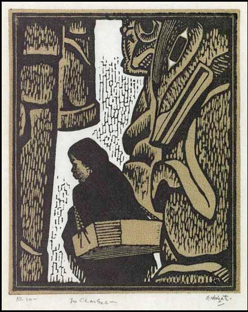 Edwin Headley Holgate (1892-1977) - Totem Poles No. 2