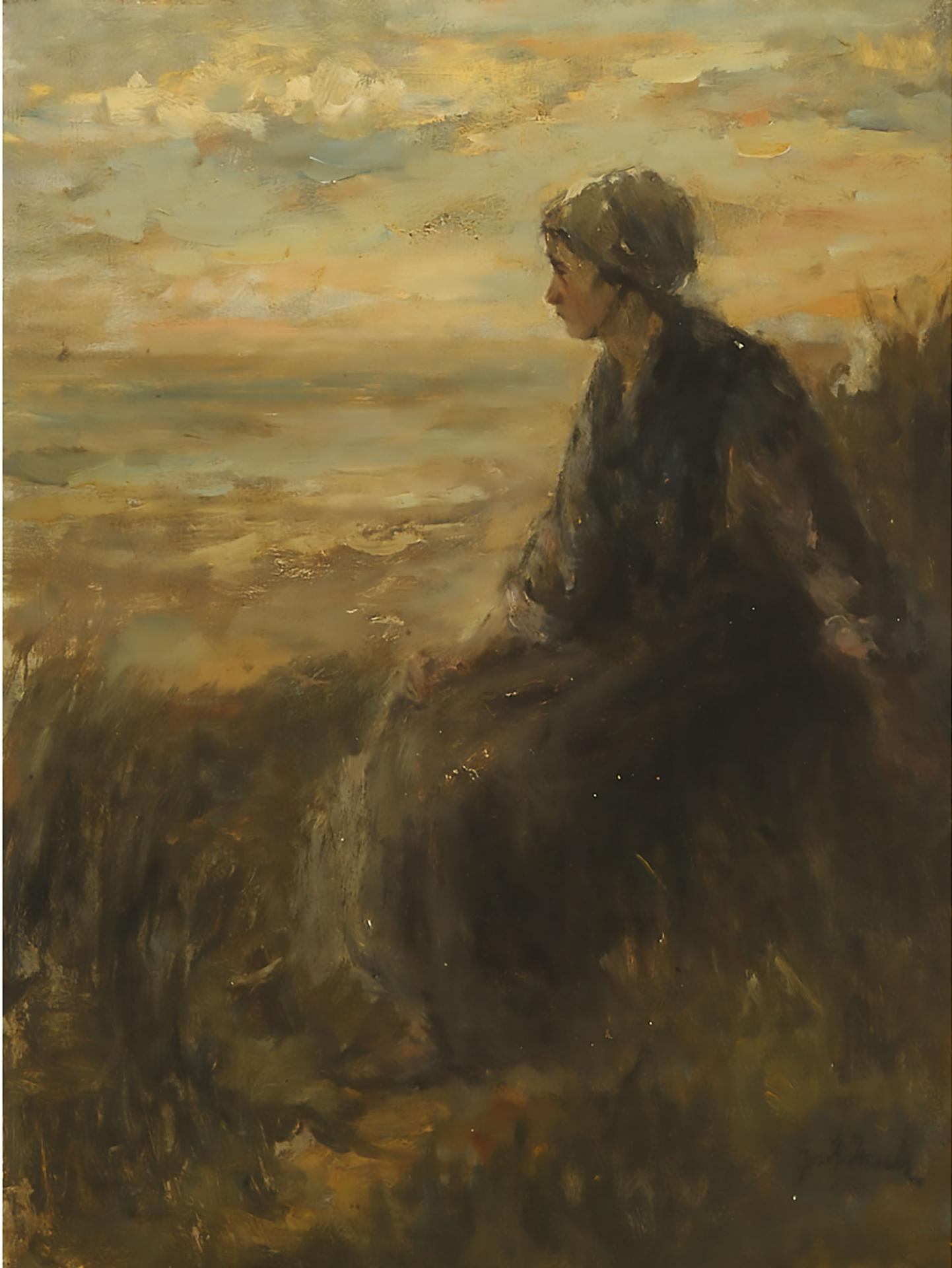 Follower of Josef (Jozef) Israëls - The Watcher