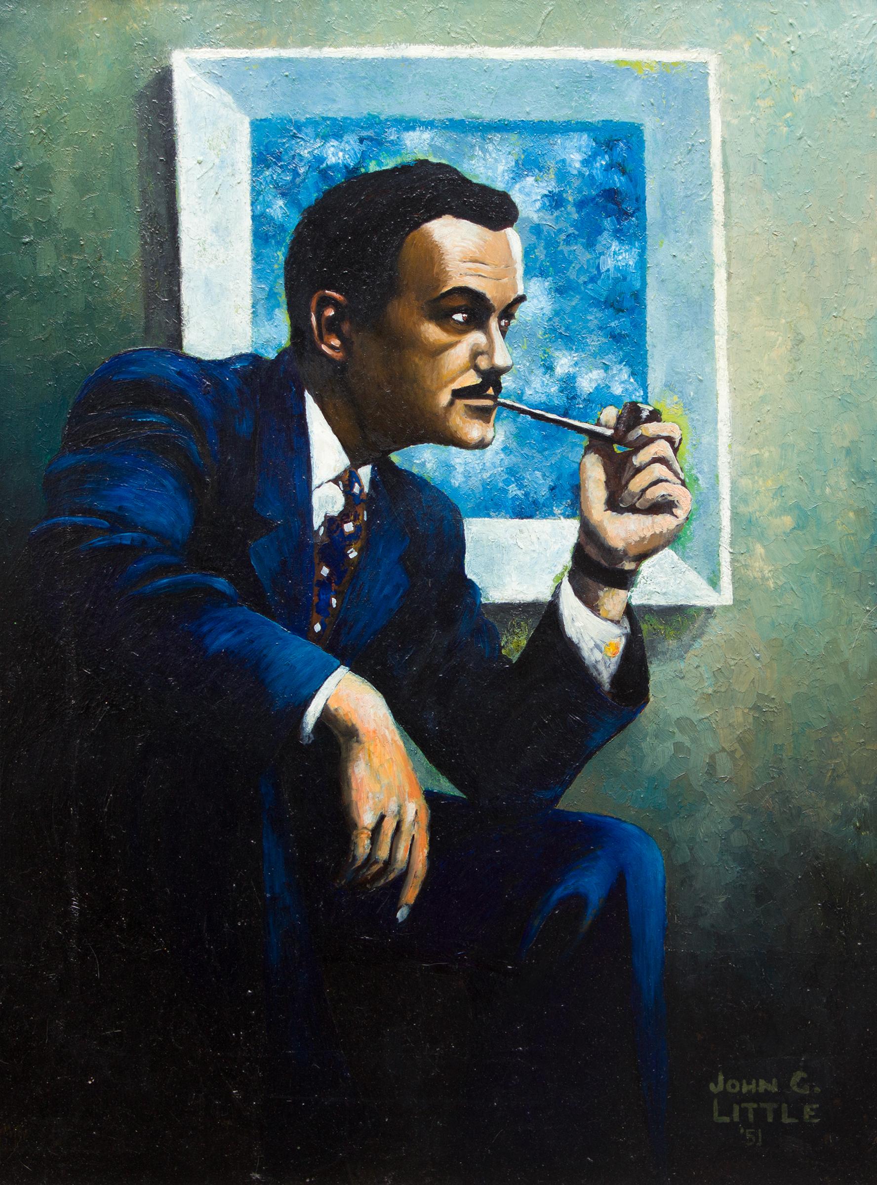 John Geoffrey Caruthers Little (1928-1984) - Portrait de monsieur Gareau, 1951