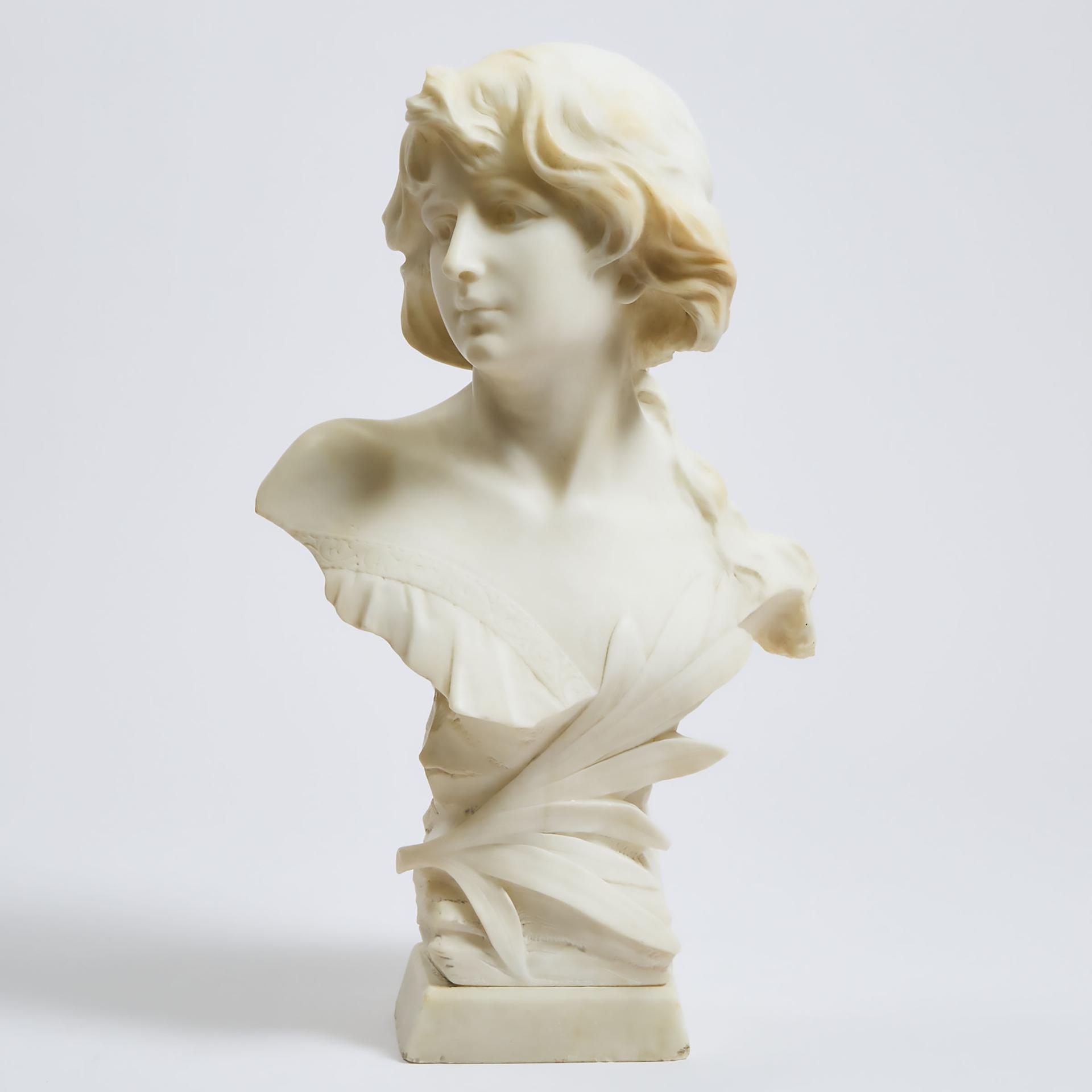 Adolfo Cipriani - Bust Of A Young Woman, C.1900