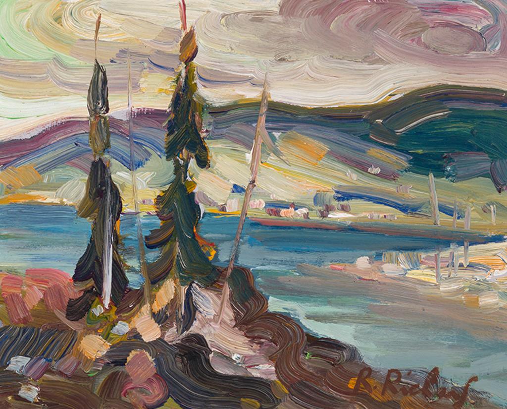René Jean Richard (1895-1982) - Lac et montagne