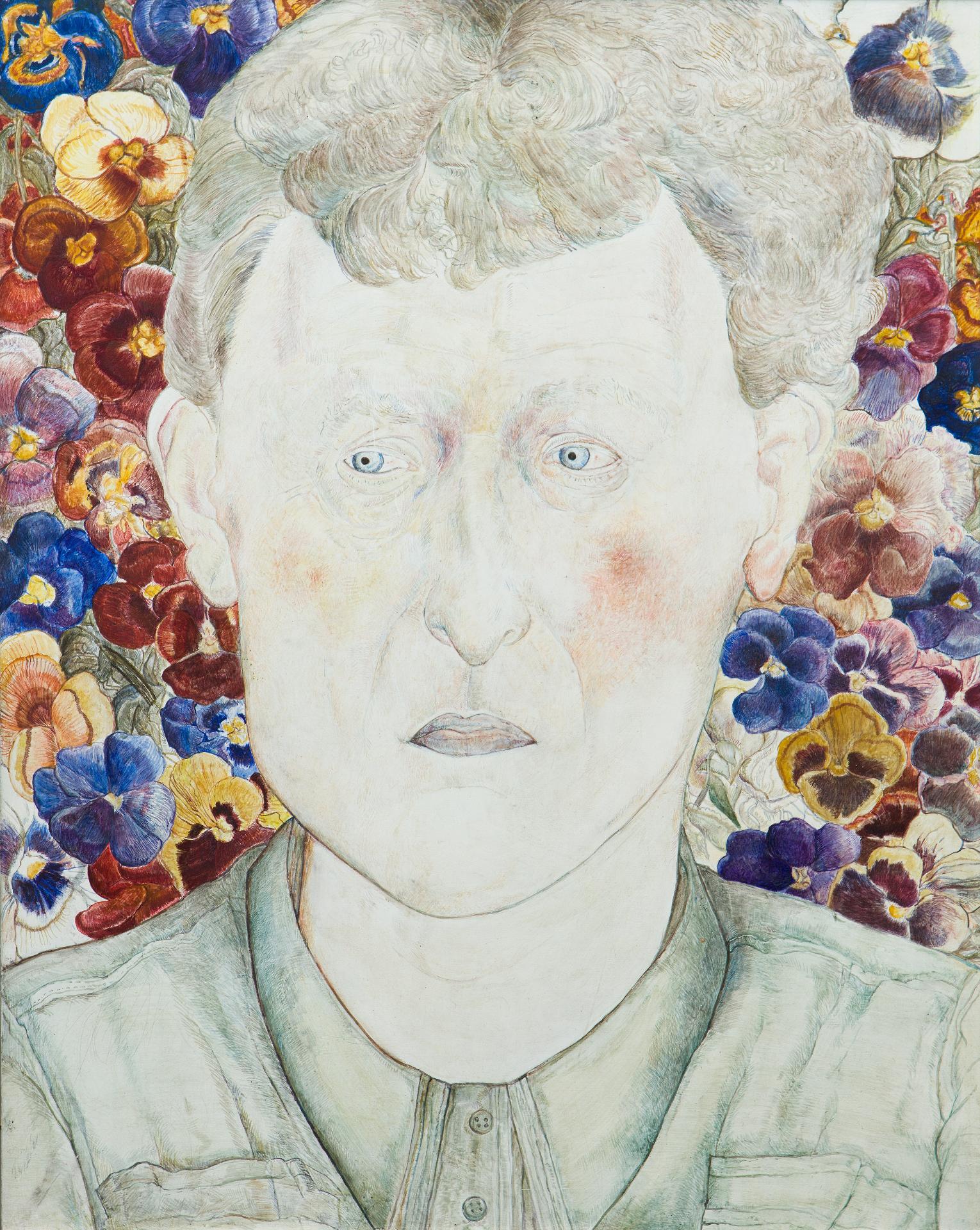Marion Wagschal (1943) - Portrait of the Poet Peter van Toorn