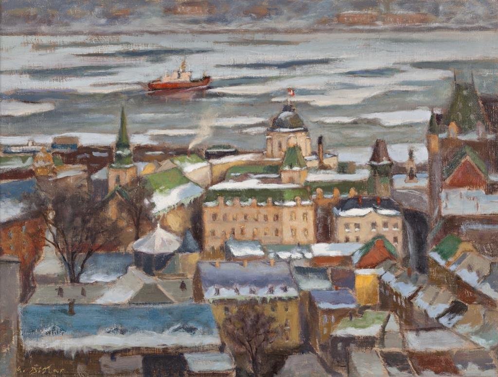 Antoine Bittar (1957) - Quebec Rooftops