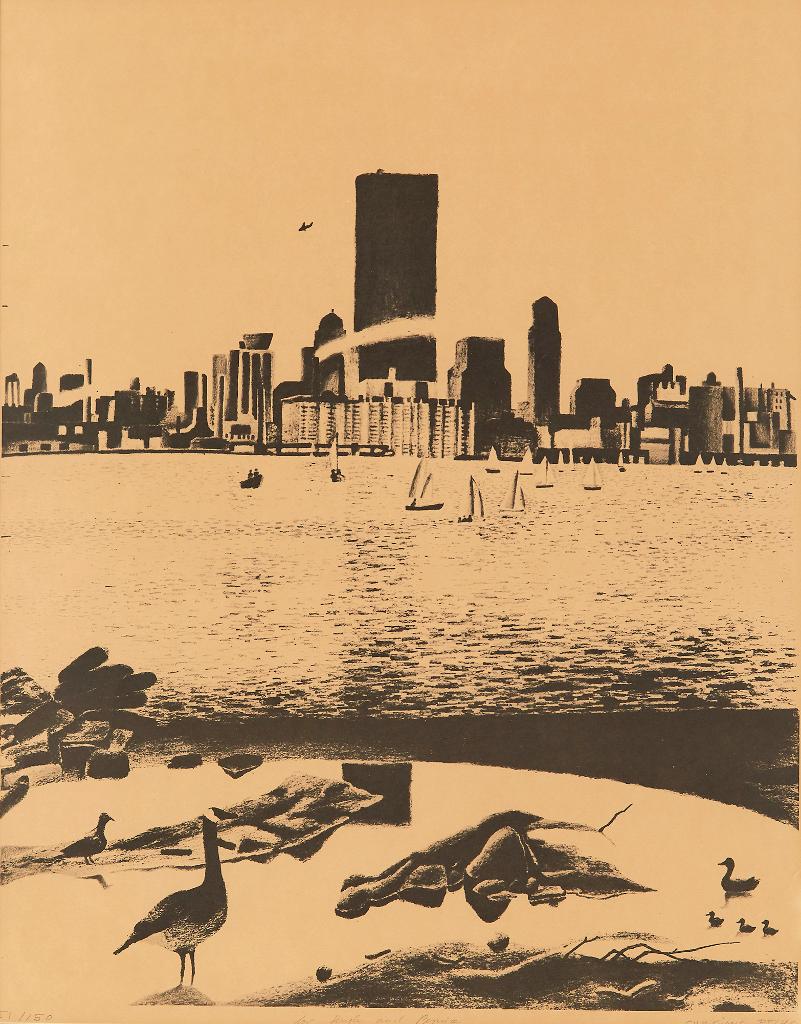 Christiane Pflug (1936-1972) - Untitled (View from Toronto Island)