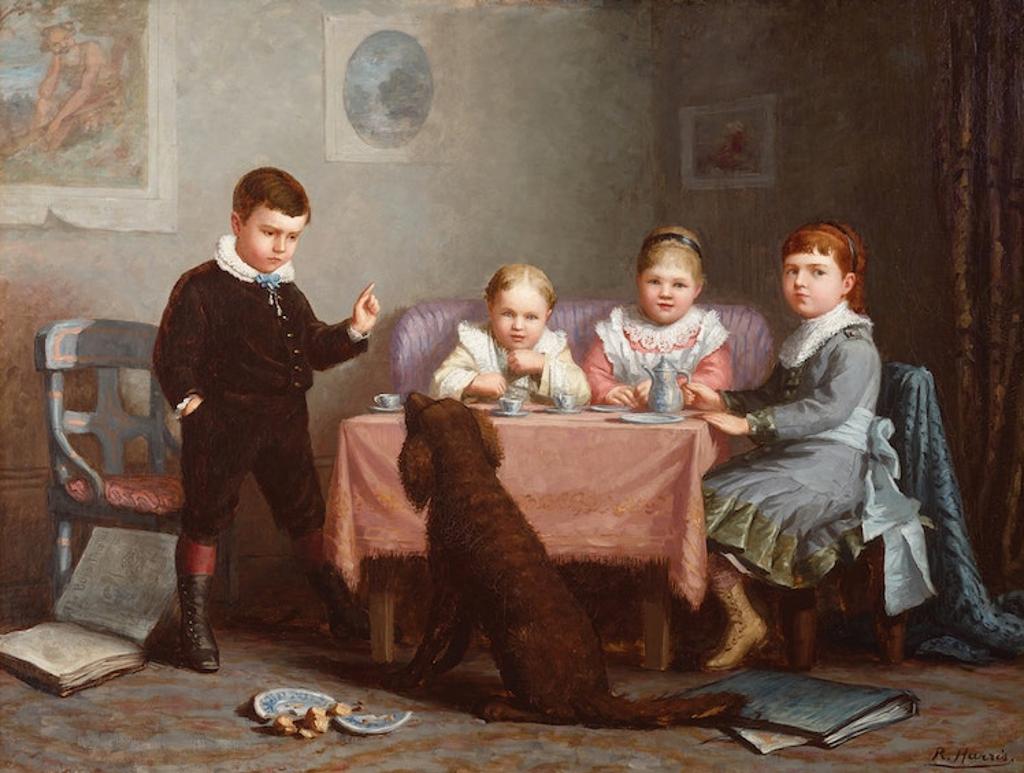 Robert Harris (1849-1919) - The Unruly Guest (Portraits of Children of G. Stethem, Esq.), 1880