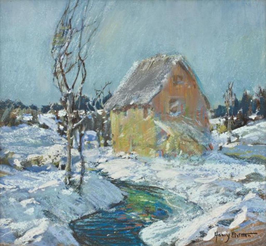 Harry Britton (1878-1958) - Mill in Winter