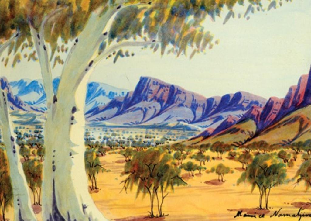 Maurice Namatjira (1939-1977) - Central Australian Valley