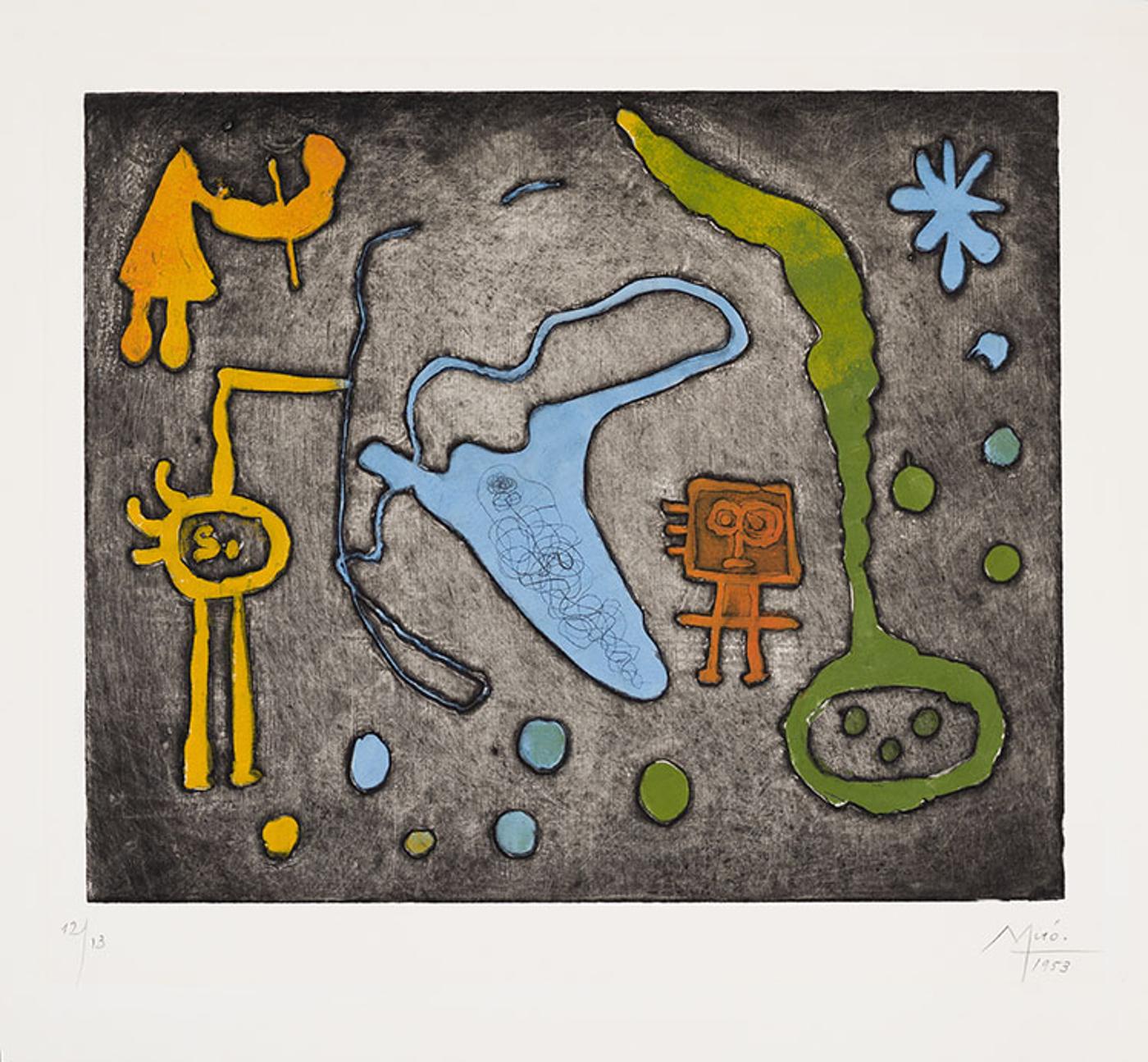 Joan Miró (1893-1983) - One plate