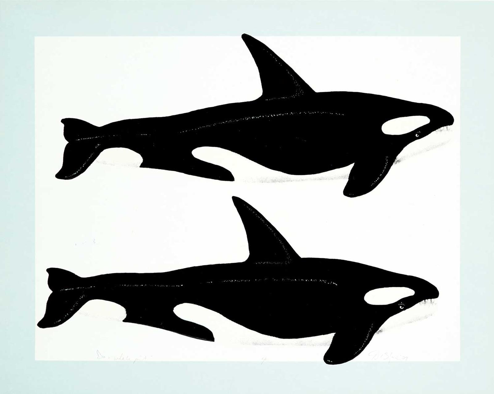 David Allan Thauberger (1948) - Whale Print  #A/P