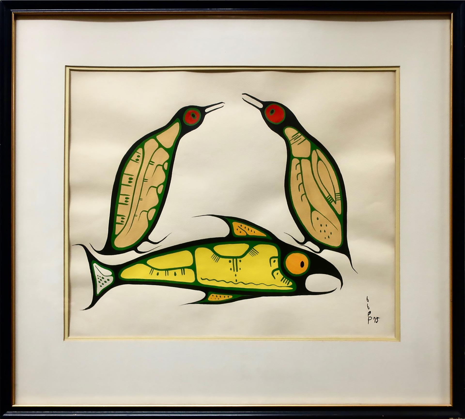 Roy Thomas (1949-2004) - Untitled (Birds/Fish)